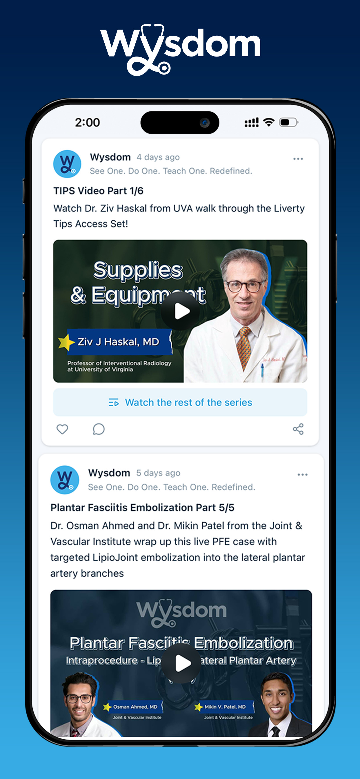 Wysdom app screenshot